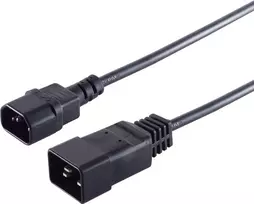 Maitinimo laidas juodas S/CONN 60016-5 5m IEC C20 IEC C19