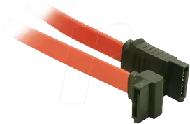 SATA kabelis S/CONN 78243-0.5 0,5 m SATA 7 kontaktų raudonas