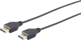 DisplayPort kabelis S/CONN 10-49015 0,5 m juodas