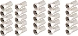 F-jungtis ShiverPeaks 85010-R-SET25, srieginė jungtis su didele veržle, 25 vnt. rinkinys