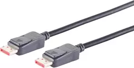 DisplayPort kabelis S/CONN 10-76025 1 m Juodas