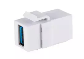 Keystone modulis ShiverPeaks S/CONN 08-10042 Kampinis USB A baltas