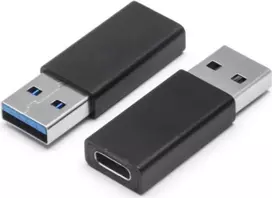 USB-A į USB-C adapteris ShiverPeaks 14-05032, USB 3.0, juodas