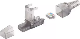 ShiverPeaks 08-51002 Cat 6A RJ45 kištukas, UTP, be įrankių