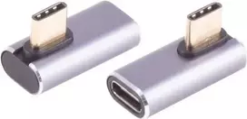 USB-C adapteris ShiverPeaks 14-05036 90° kampu į kairę/dešinę
