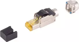 Tinklo jungtis ShiverPeaks 08-45011 Cat 8.1 beįrankis RJ45 – ekranuotas Ethernet kištukas
