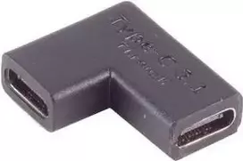 Adapteris USB-C 3.1 stačiu kampu ShiverPeaks 13-40005, 90° jungtis USB-C įrenginiams