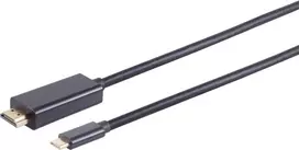 ShiverPeaks USB-C kištukas – DisplayPort kištukas kabelis 10-62025, 8K 60Hz, 1 m