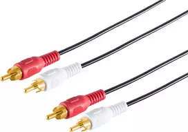 ShiverPeaks 40502 RCA garso laidas (Cinch) – 2 RCA jungtys, 2 gyslų, stereofoninis