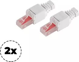 Kištukinis RJ45 jungtis ShiverPeaks 75011-2 Cat.6 be įrankių