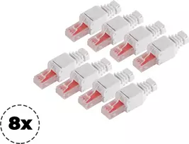 Tinklo kištukas ShiverPeaks 75011-8 Cat.6 beįrankis RJ45 connector, 8P8C