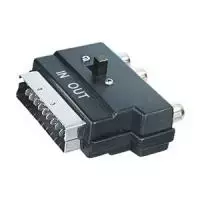 SCART adapteris ShiverPeaks 94035 su 3× RCA (Cinch) ir 4 kontaktų MiniDIN jungtimi