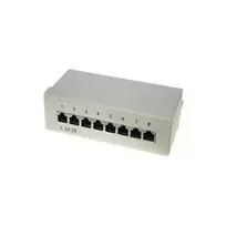 Mini Patch Panel S/CONN 75058 Cat5e pilkas