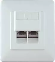Tinklo jungiamoji dėžutė S/CONN 74251-A Cat5e balta