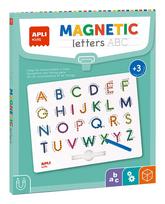 Magnetinė lenta su raidėmis agipa Magnets ABC ir mėlynu rašikliu – modelis 19263, vienetas