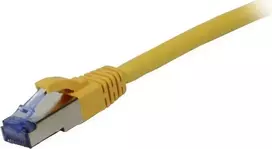 SYNERGY21 Patch Cable RJ45 - CAT6A 500MHz - 10m - Geltona - S/FTP (S-STP) - GHMT Certified