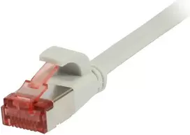 Synergy 21 Patch Cable RJ45, CAT6 250MHz, 7,5m Grey, FTP(U/FTP), TPE(Superflex), Flat