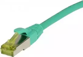 SYNERGY21 Patch Cable RJ45, CAT6A 500MHz, 7,5m, Green, S/FTP, TPE/LSZH (Ultraflex), AWG26, su CAT7 Raw Cable