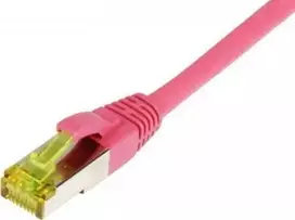 SYNERGY21 Patch Cable RJ45, CAT6A 500MHz, 20m, Magenta, S/FTP, TPE/LSZH (Ultraflex), AWG26, su Cat.7 Raw Cable