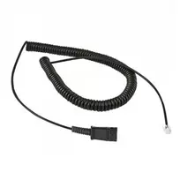 ALLNET Plusonic Headset Adapter Cable Plantronics QD to RJ9 Black 0,6m (100-002-PA)