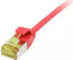 Synergy 21 Patch Cable RJ45 CAT6A 500MHz 10m Red U/FTP Slimline Round d=3,8mm TPE/LSZH Superflex AWG32 su CAT7 Raw Cable