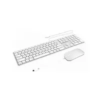 ZAGG Wired USB-C Combo: Keyboard & Mouse Apple Silver