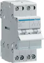 Hager SFT225 Modulinis perjungimo jungiklis I-0-II, 2P, 25A, 230V AC, DIN bėgeliui