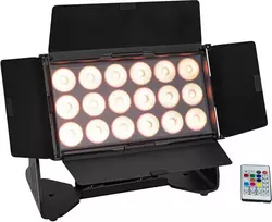 EUROLITE AKKU Multiflood IP 18x10W RGBW Wash CRMX IP65 LED scenos prožektorius