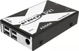 Adder AdderLink X serijos X-DVI PRO KVM prailgintuvas - DVI-D, USB 2.0, garso, iki 50 m per Cat5e/6/7 (X-DVIPRO-IEC)