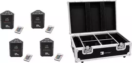 EUROLITE rinkinys 4x AKKU TL-3 TCL QuickDMX + dėklas su įkrovimo funkcija 20000399