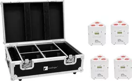 EUROLITE rinkinys 4x AKKU TL-3 TCL balti + įkrovimo lagaminas 20000650