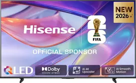 Hisense 65QS7 65 colių QLED 4K UHD išmanusis televizorius su Dolby Vision IQ, Dolby Atmos, triple tuneriu, Bluetooth, VIDAA U6, Alexa integruota 20018168