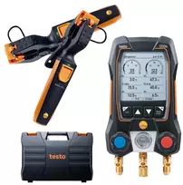Testo 550s Smart Set skaitmeninis kolektorius su Bluetooth ir spaustuko zondais 0564 5502