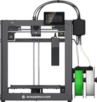 WonderMaker ZR 3D spausdintuvas su Wi-Fi, 300 x 300 x 300 mm spausdinimo zona, 4 spalvų spausdinimu, metaliniu rėmu, pilkas