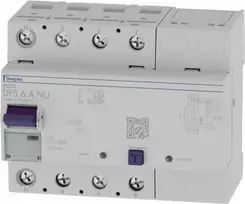 Doepke DFS6 063-4/0,03-A NU liekamosios srovės automatinis jungiklis 4 polių 63A 30mA A tipo 09144801