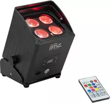 EUROLITE AKKU IP UP-4 Plus HCL Spot CRMX MK2 IP65 4x10W RGBWA/UV baterija 13,5 val.