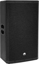 OMNITRONIC PAS-215A MK4 aktyvi 2-jų juostų pilno diapazono PA kolonėlė su DSP ir Bluetooth, 15 inch žemų dažnių garsiakalbis, 500W RMS, juoda 11039557