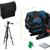 Bosch GCL 12V-50-22 CG Professional kombinuotasis lazerinis nivelyras su RM 20 laikikliu, BT 150 trikoju, 2.0Ah baterija, įkrovikliu ir L-BOXX 0601066S01