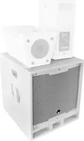 OMNITRONIC MAXX-1206DSP 2.1 aktyvioji žemųjų dažnių sistema su 12 inch garsiakalbiu, balta 11039065