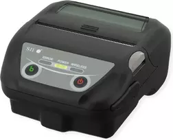 SEIKO MP-B30 / MP-B30L mobilus tiesioginio terminio spausdinimo spausdintuvas, 203 dpi, USB, WLAN, juodas, rinkinys su USB kabeliu, diržo klipsu, baterija