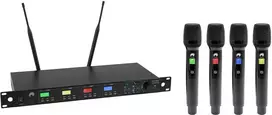 OMNITRONIC UHF-604 4 kanalų UHF belaidė mikrofonų sistema 520-554 MHz 13063605