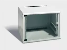 SCHÄFER IT SYSTEMS NT Box 19 inch sieninis tinklo spintos korpusas, 12U, 570 x 625 x 600 mm, šviesiai pilkos spalvos RAL 7035, 7312600