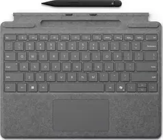 Microsoft Surface Pro klaviatūra su Slim Pen 2, Nordic išdėstymas, Platinum