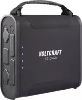 Voltcraft VC-GP40 nešiojama elektros stotelė 144000 mAh LiFePO4 USB-PD 100W juoda su LED žibintuvėliu