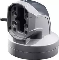 Rittal 90° kampinė mova System 60, skirta tvirtinti prie atraminės svirties Ø 130 mm - CP 6206.380, lieto aliuminio/cinko, plastiko