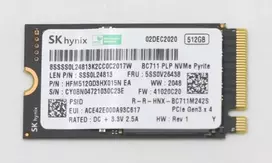 Lenovo 512GB M.2 2242 PCIe Gen3 x4 NVMe SSD (5SS0V26438)