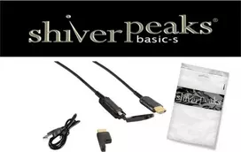 shiverpeaks BS30-021005 aktyvus didelės spartos HDMI kabelis su eternetu, 100 m, Type A į Micro HDMI, juodas