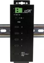 EXSYS EX-1144HMVS USB-C daugiafunkcis adapteris su 4K HDMI, Gigabit Ethernet ir 3x USB 3.2 Gen 1 Type-A