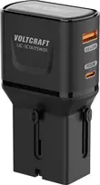 VOLTCRAFT UC-1C1A35W01 35W kelioninis sieninis įkroviklis USB-C PD ir USB-A Quick Charge, juodas, su EU/UK/US adapteriais VC-17792720