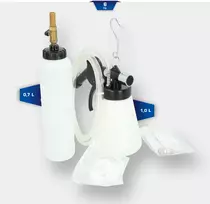 KS TOOLS BT701200 Pneumatinis stabdžių nuorinimo įrenginys, 6,2 bar, 0,75 l bakas, 1 l surinkimo butelis
